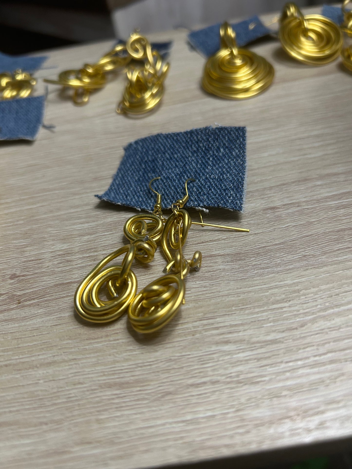 Artist's Pick Wire Earrings