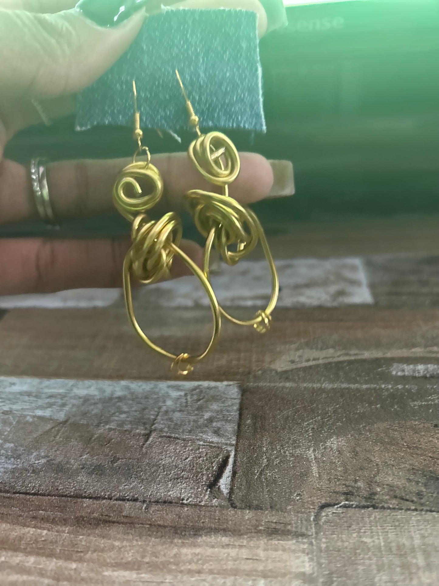 Artist's Pick Wire Earrings