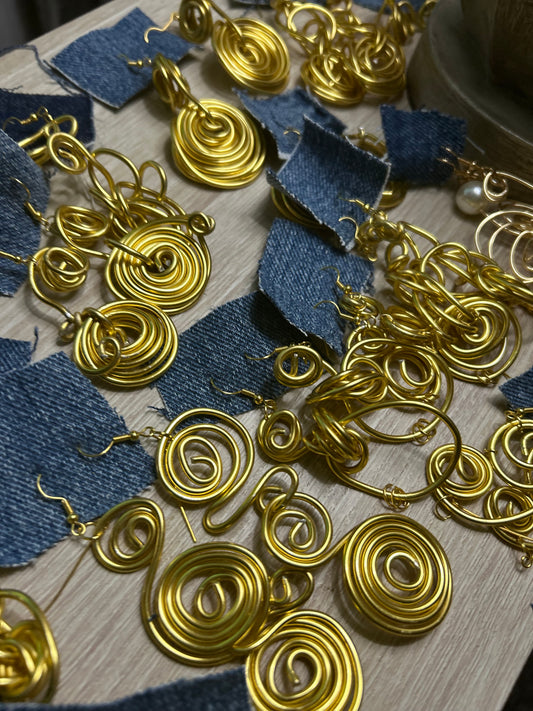 Artist's Pick Wire Earrings