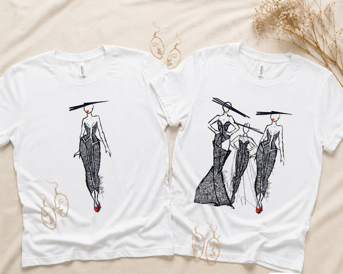 Signature Style Print Tee