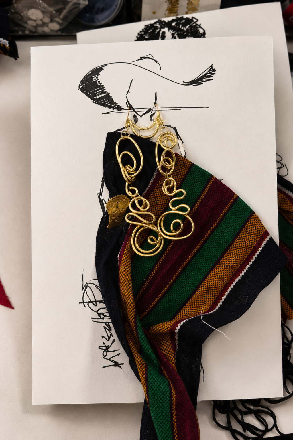 The Adorned Muse Greeting Card