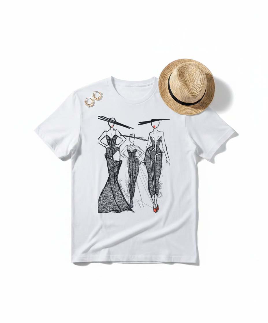 Signature Style Print Tee