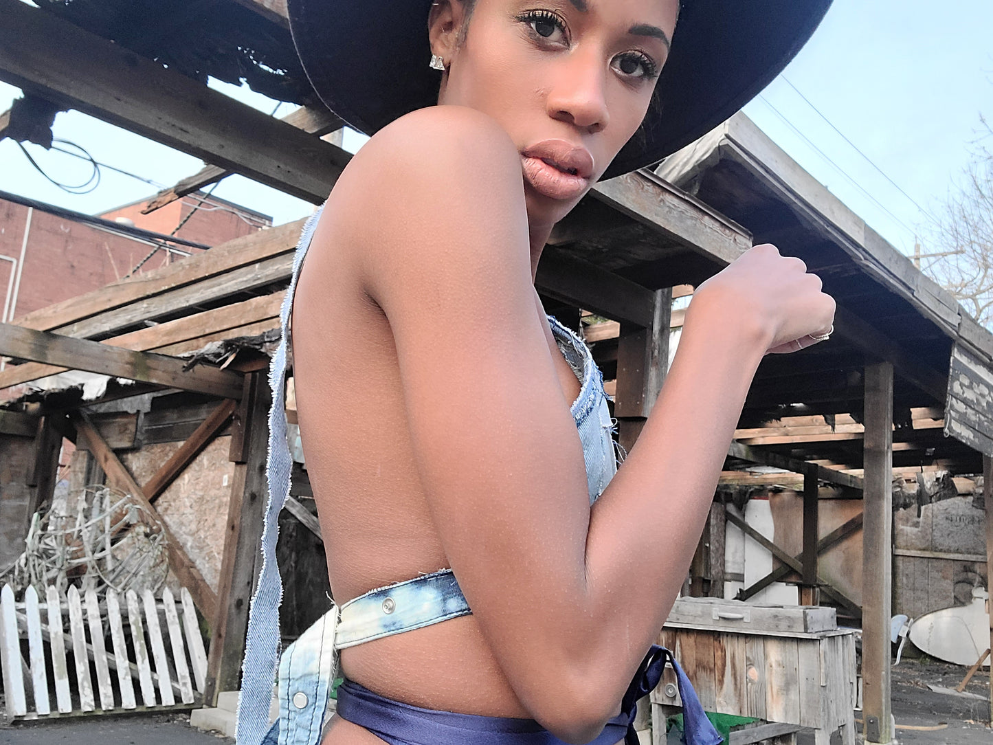 Kasey Denim Bra